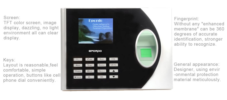 Attendance mangement  system with fingerprint scanner for time tracking