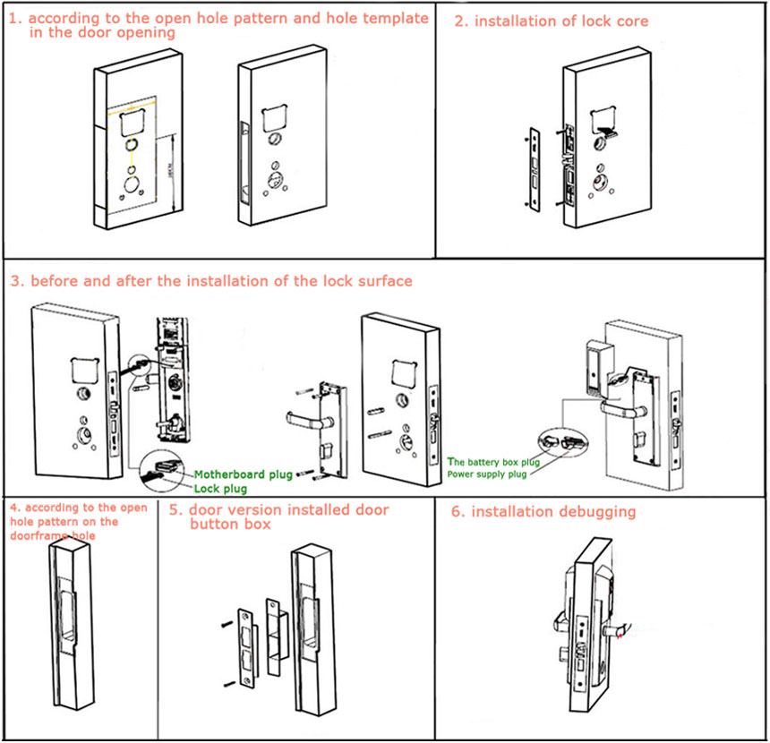  Hotel Card Lock with simple atmospheric low costly