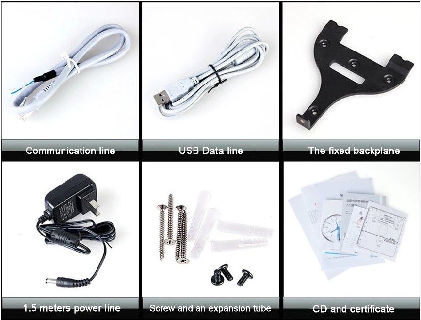 ET80-W wireless fingerprint attendance with 2.8 TFT for time tracking