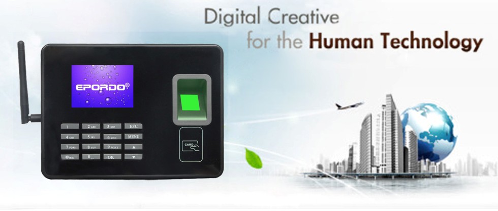 ET80-W wireless fingerprint attendance with 2.8 TFT for time tracking