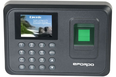 Attendance management system with fingerprint scanner for time tracking