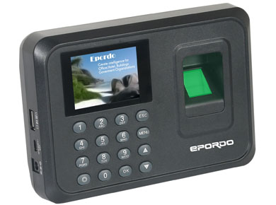 Attendance management system with fingerprint scanner for time tracking