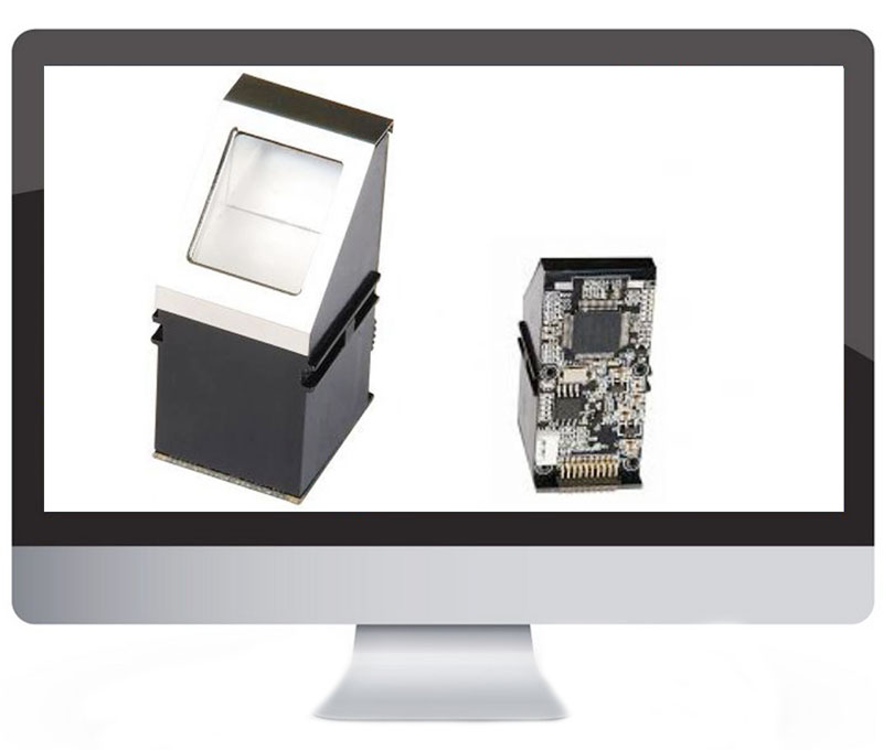 Attendance management system with fingerprint scanner for time tracking