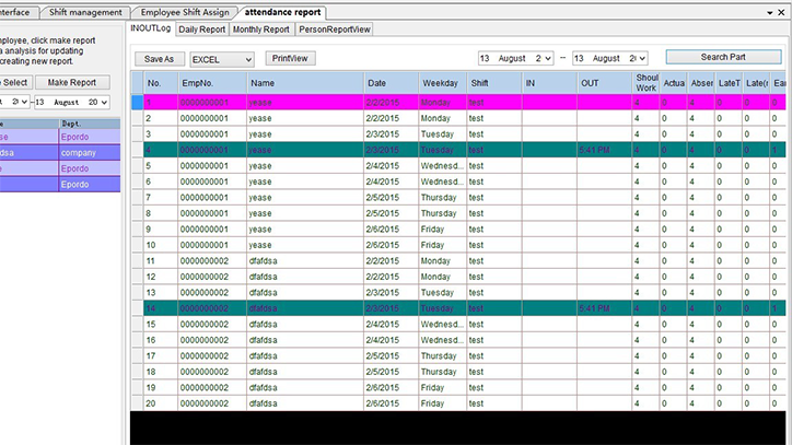Face Recognition Time Attendance and Access Control System